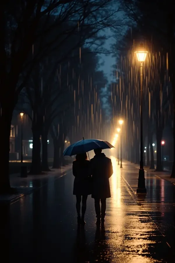 《细雨无声》电影海报